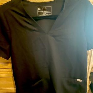 FIGS SCRUBS BLACK MEDIUM